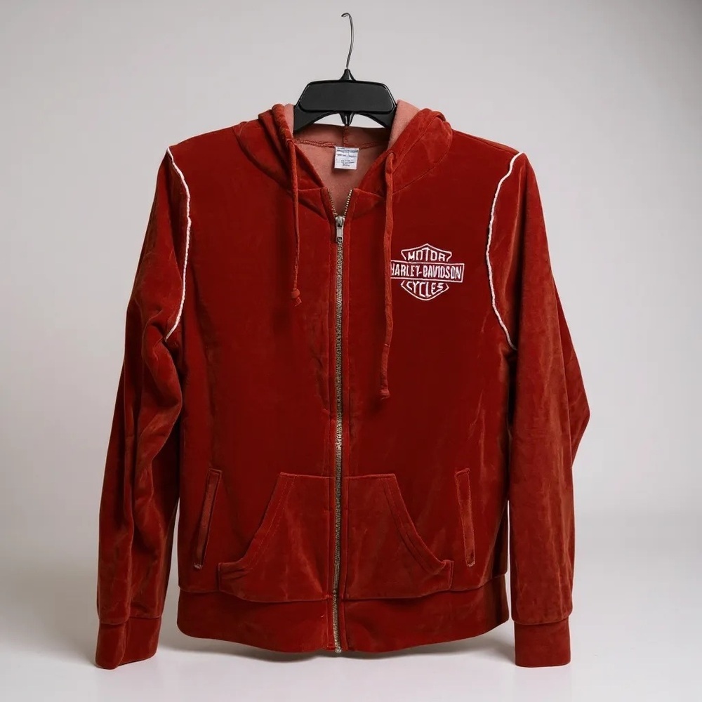 Harley-Davidson Rich orange Velvet track suit